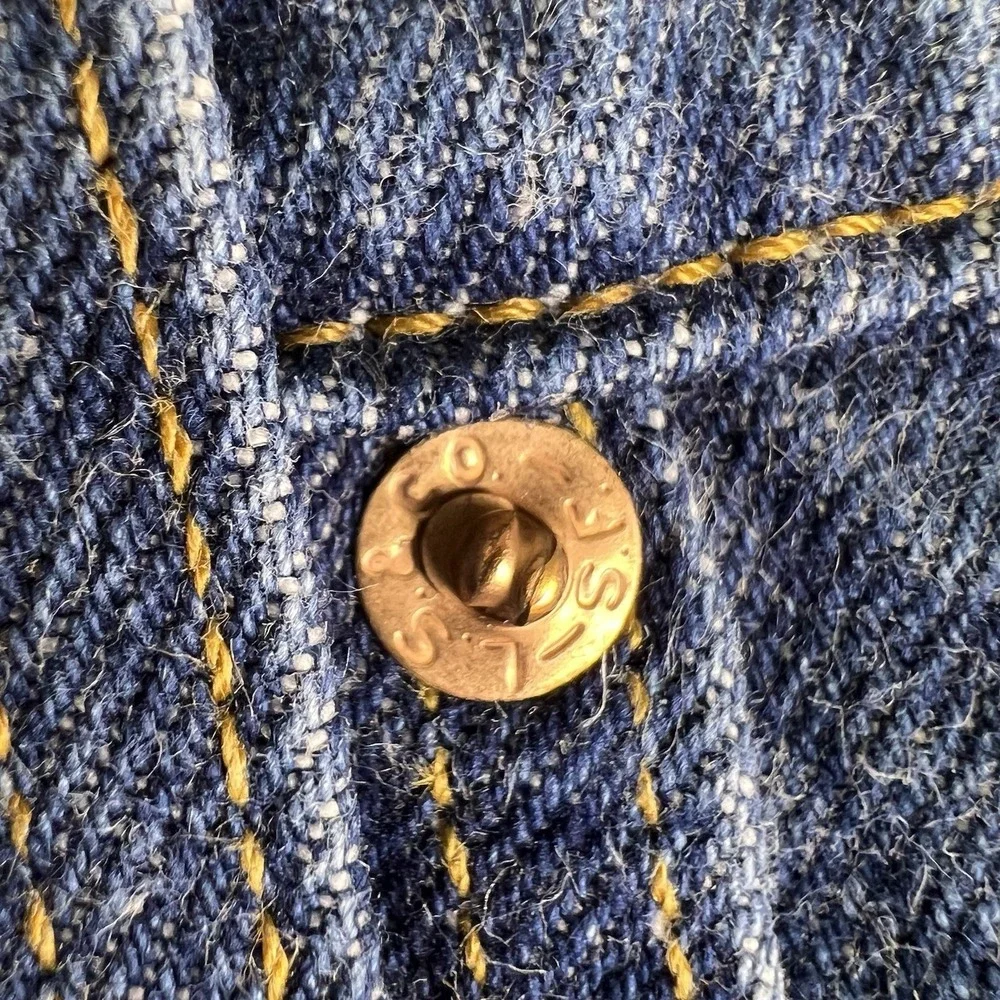Levi's 505 Regular Fit Straight Leg Jeans Men's 36x30 Blue Denim 100% Cotton Vtg